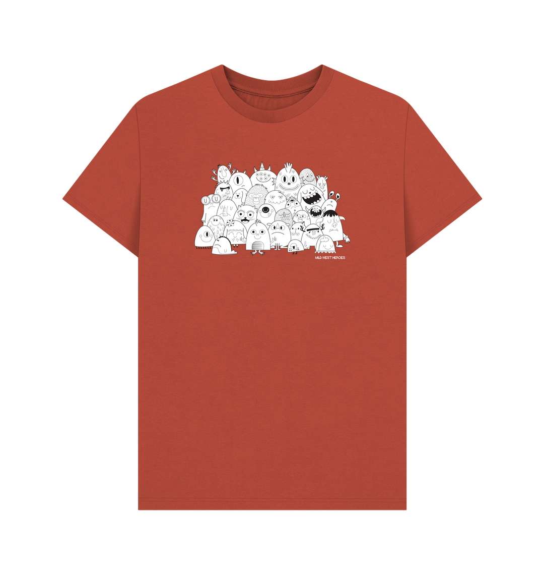 Rust Printed T-shirt