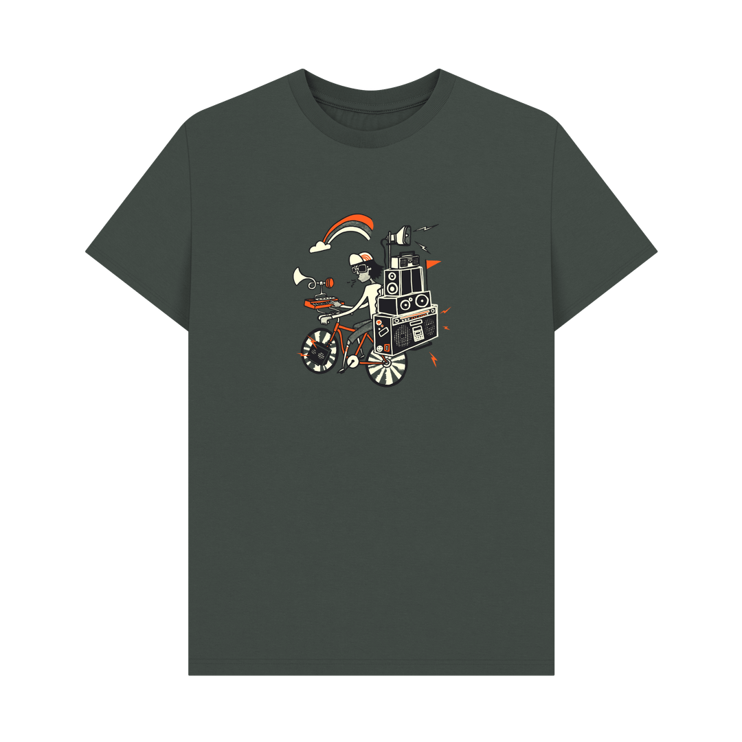 Dark Grey Boombox Biker
