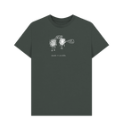 Dark Grey I'm Over Drawn graphic t-shirt