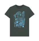 Dark Grey  Day Off organic cotton t-shirt