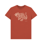 Rust Junk Dino graphic t-shirt