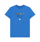 Bright Blue Game Over graphic t-shirt