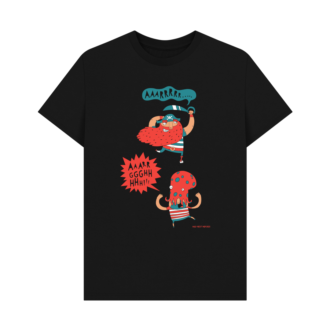 Black Why Are Pirates Called Pirates? graphic t-shirt
