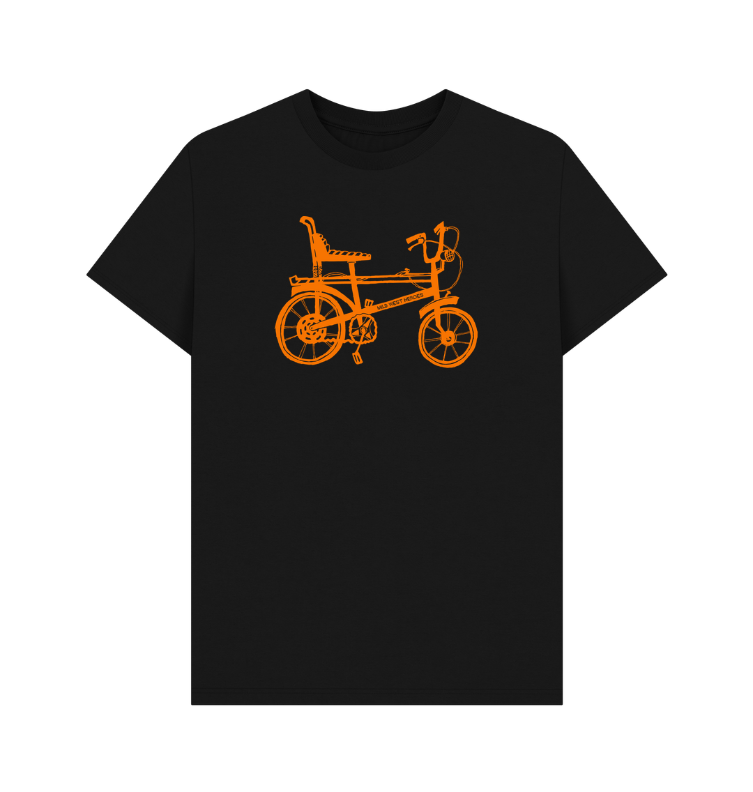 Black Chopper Bike graphic t-shirt
