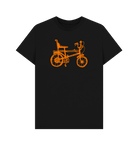 Black Chopper Bike graphic t-shirt