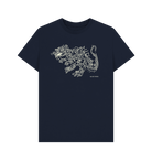 Navy Blue Junk Dino graphic t-shirt