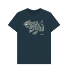 Denim Blue Junk Dino graphic t-shirt