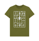 Moss Green Airfix Robot organic cotton t-shirt