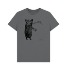 Slate Grey Grrrrrrr Bear AKA 'Brian' graphic t-shirt