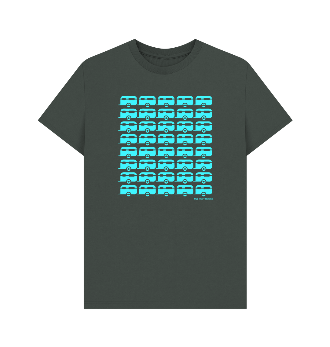 Dark Grey Caravans organic cotton t-shirt