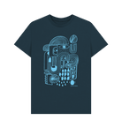 Denim Blue  Day Off organic cotton t-shirt