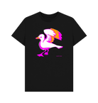 Black Hotwells Flapper organic cotton t-shirt