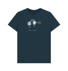 Denim Blue I'm Over Drawn graphic t-shirt