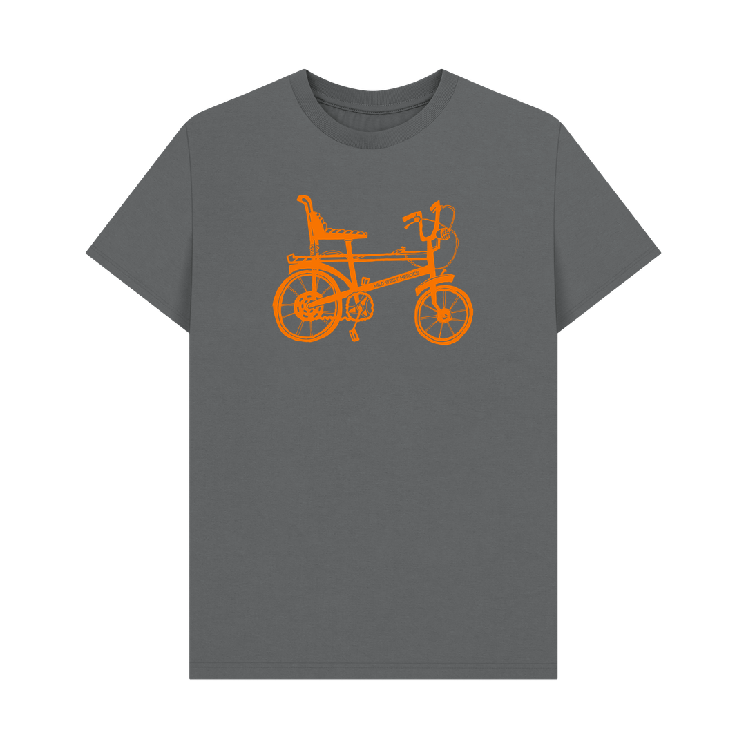 Slate Grey Chopper Bike graphic t-shirt