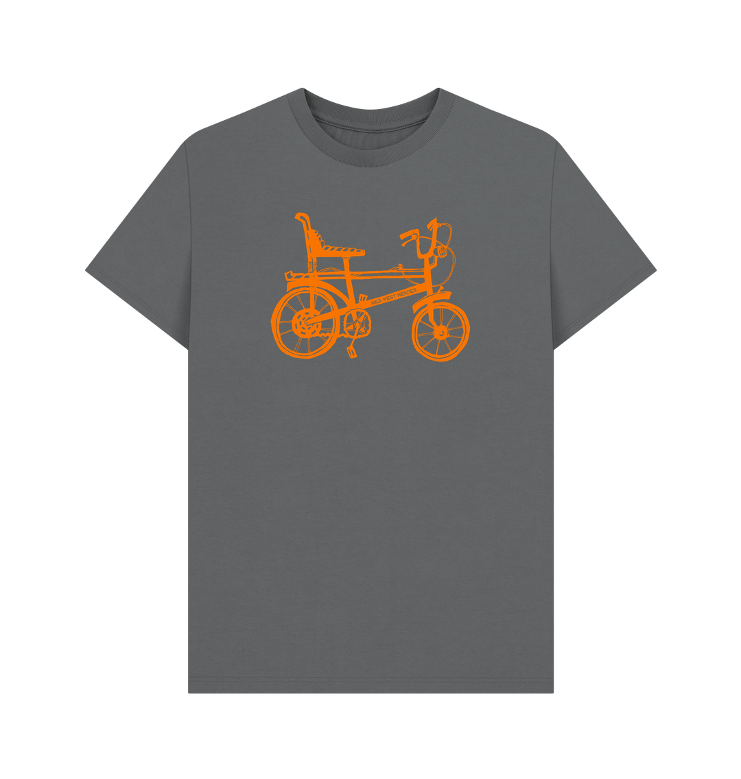 Slate Grey Chopper Bike graphic t-shirt