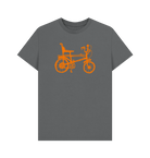 Slate Grey Chopper Bike graphic t-shirt