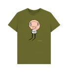 Moss Green Weirdo organic cotton t-shirt