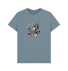 Stone Blue Boombox Biker