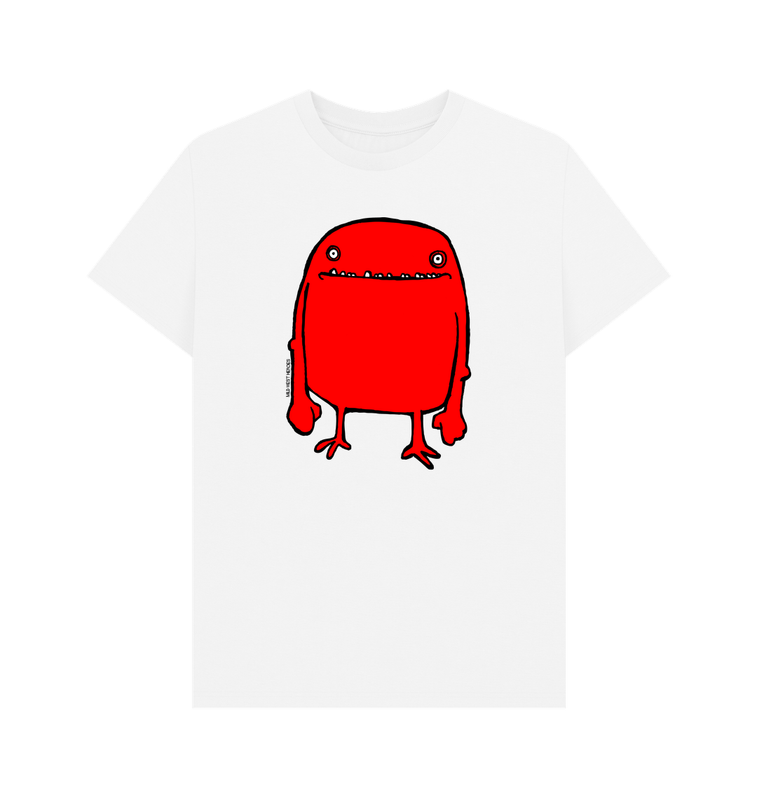 White 'Hello Bob' graphic t-shirt