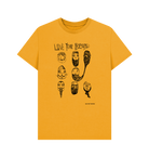 Mustard Love Your Beard graphic t-shirt