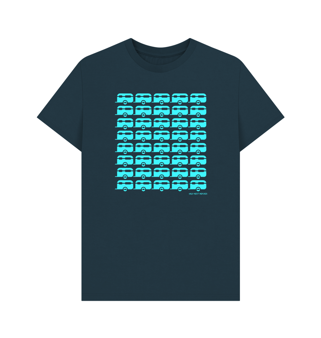 Denim Blue Caravans organic cotton t-shirt
