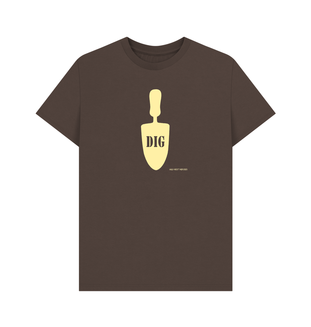 Chocolate Dig organic cotton t-shirt