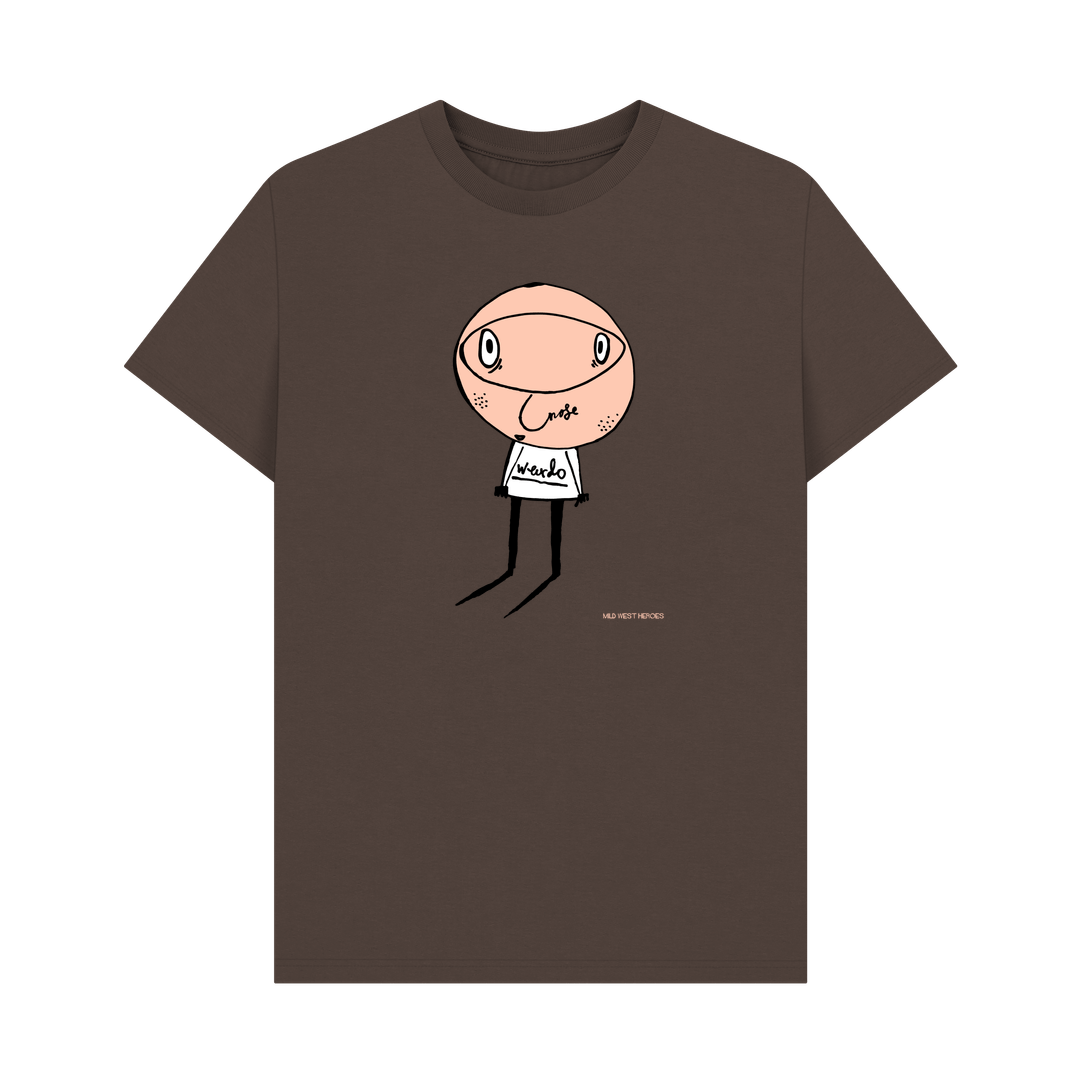 Chocolate Weirdo organic cotton t-shirt