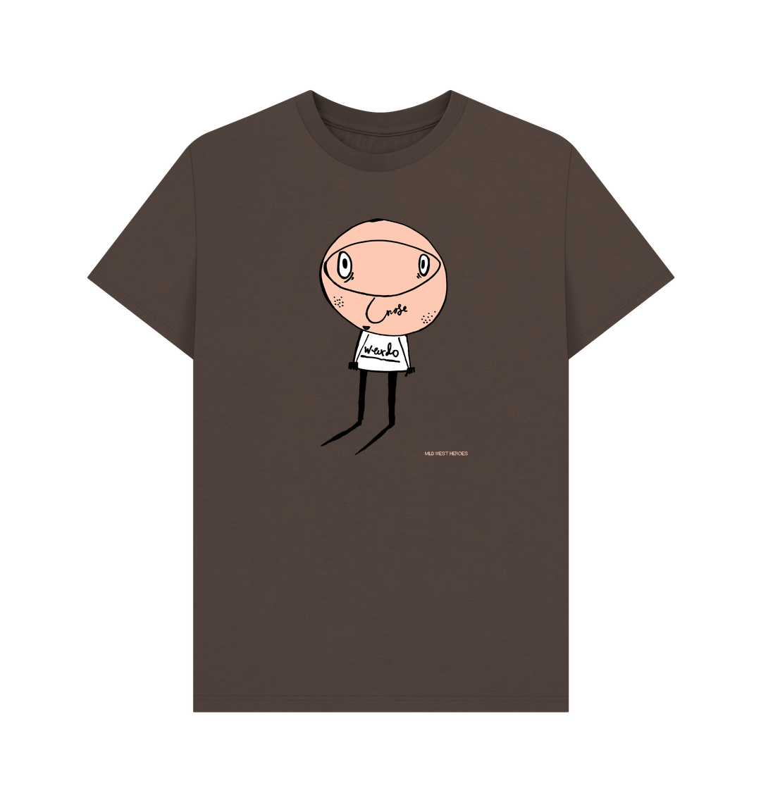 Chocolate Weirdo organic cotton t-shirt