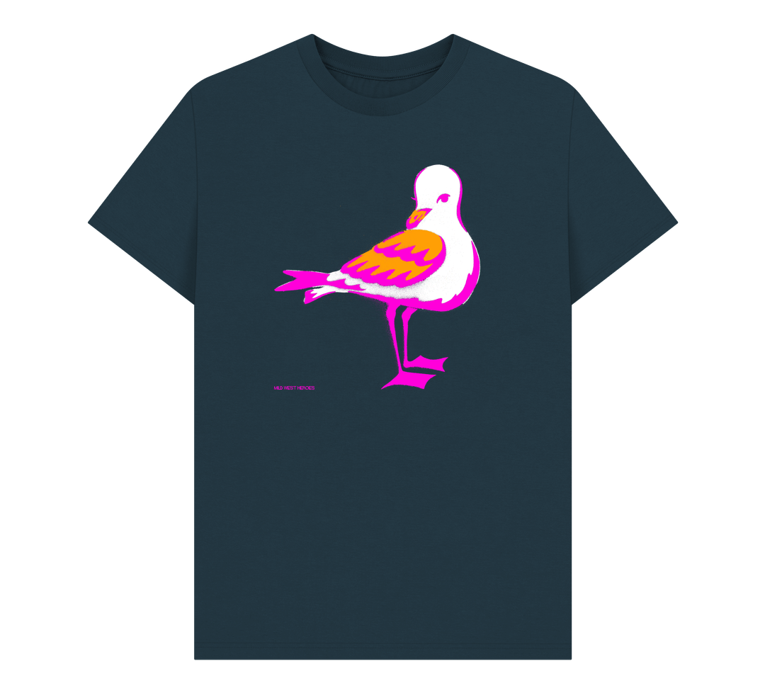 Denim Blue @ Mardyke Gull organic cotton t-shirt