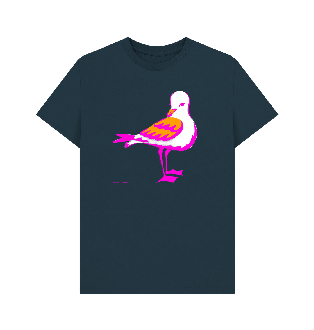 Denim Blue @ Mardyke Gull organic cotton t-shirt
