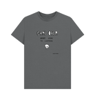 Slate Grey Game Over graphic t-shirt