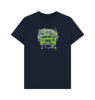 Navy Blue Mix Tape Army graphic t-shirt
