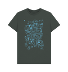 Dark Grey Help Me Escape This Drawing graphic t-shirt