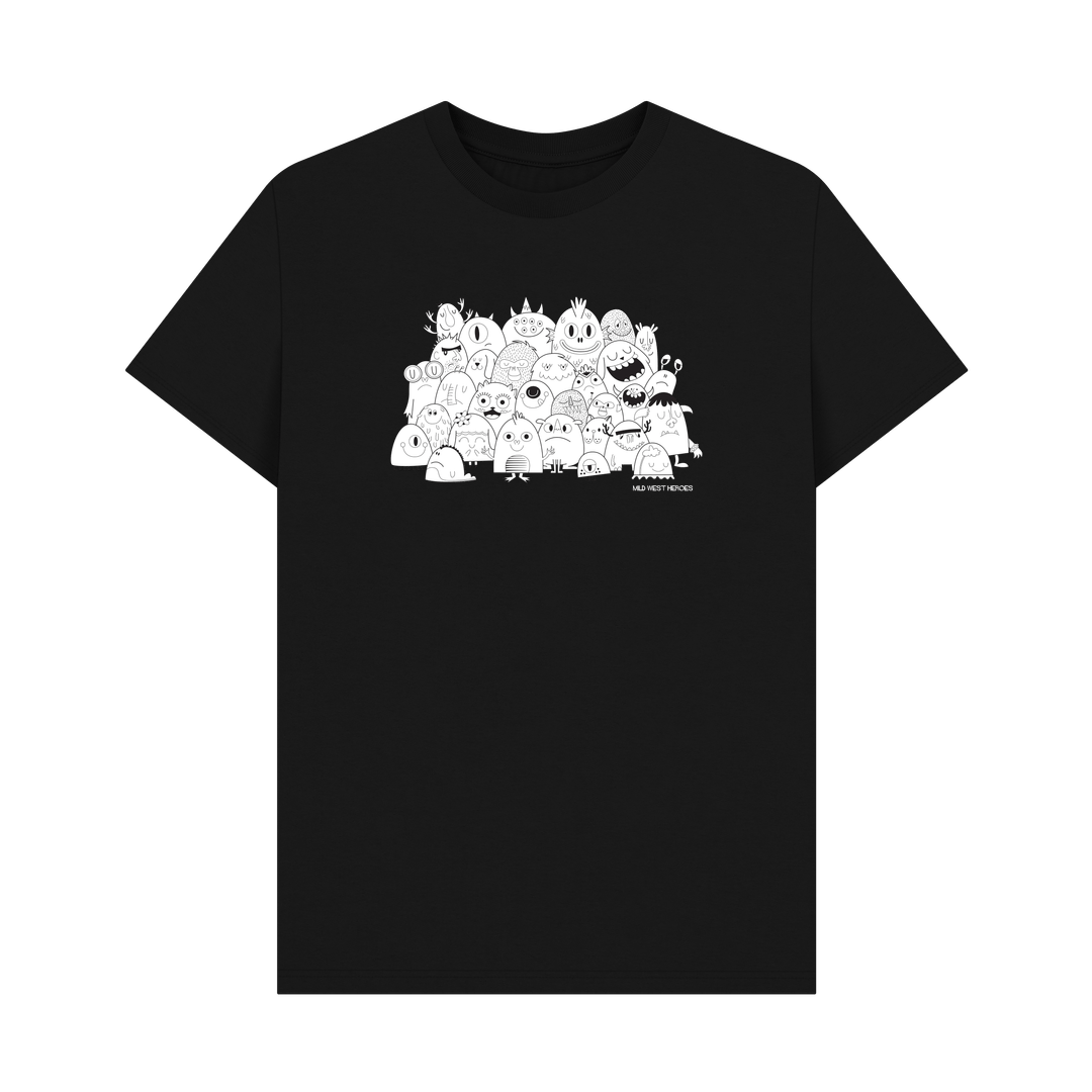 Black Monster Club graphic t-shirt