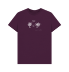 Purple You Look a Mess graphic t-shirt featuring Doodle and Scribble
