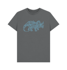 Slate Grey Camperceratops organic cotton t-shirt