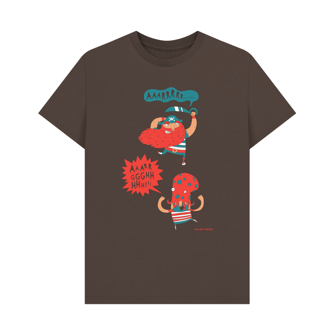 Chocolate Why Are Pirates Called Pirates? graphic t-shirt
