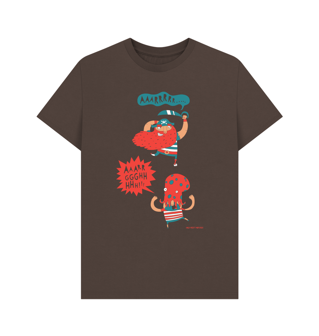 Chocolate Why Are Pirates Called Pirates? graphic t-shirt