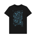 Help Me Escape This Drawing graphic t-shirt on black