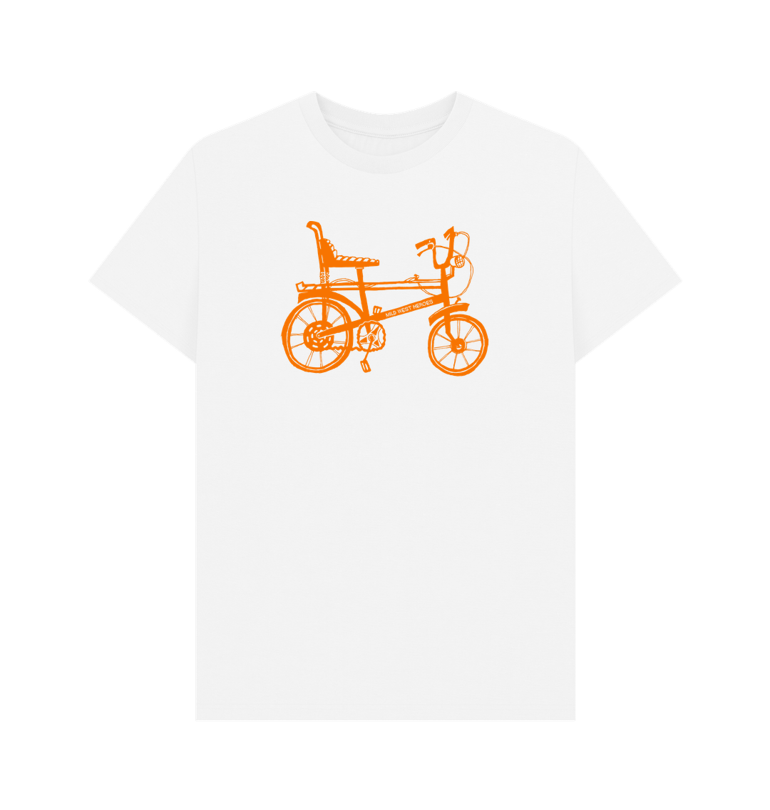 White Chopper Bike graphic t-shirt