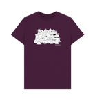 Purple Monster Club graphic t-shirt