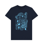 Navy Blue  Day Off organic cotton t-shirt