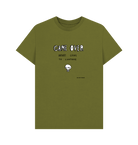 Moss Green Game Over graphic t-shirt
