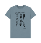 Stone Blue Love Your Beard graphic t-shirt