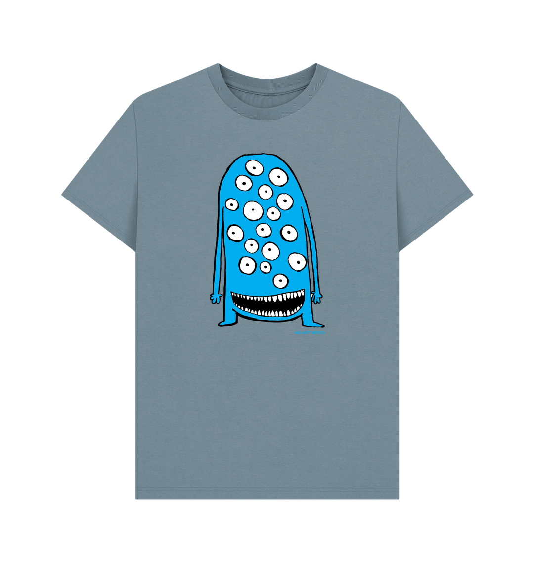 Stone Blue Printed T-shirt