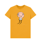 Mustard yellow Weirdo organic cotton t-shirt