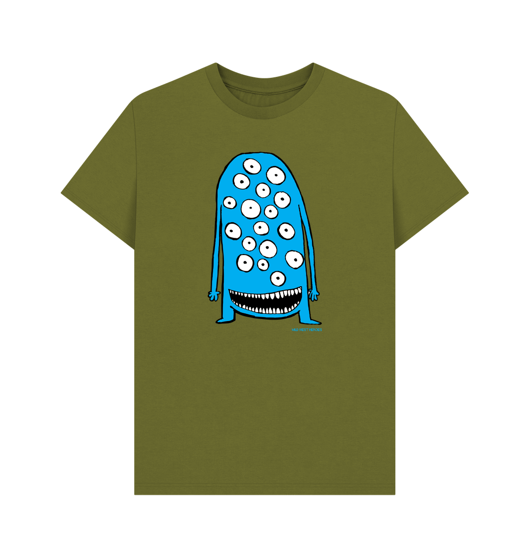 Moss Green Printed T-shirt