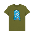 Moss Green Printed T-shirt