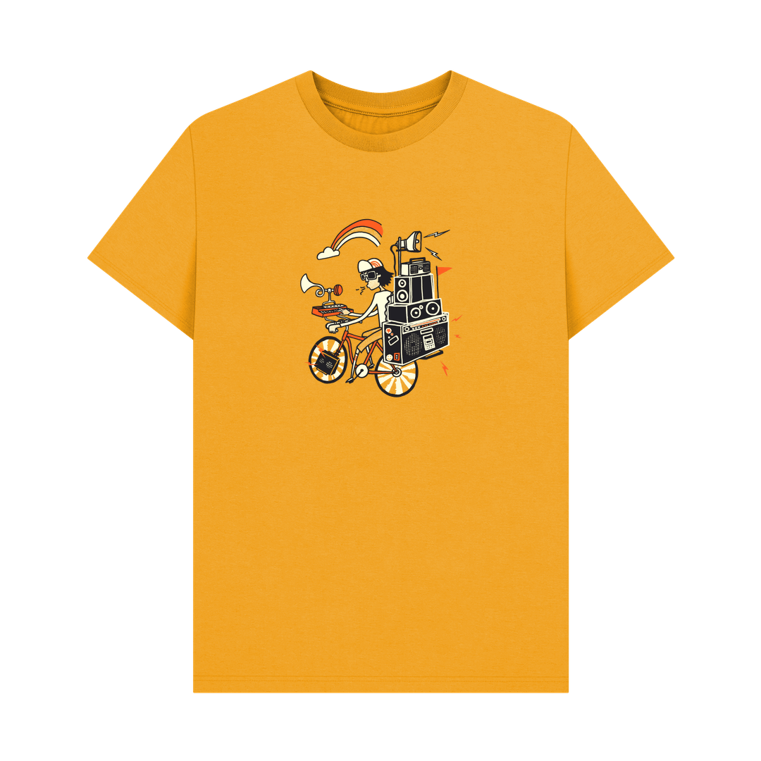 Mustard Boombox Biker