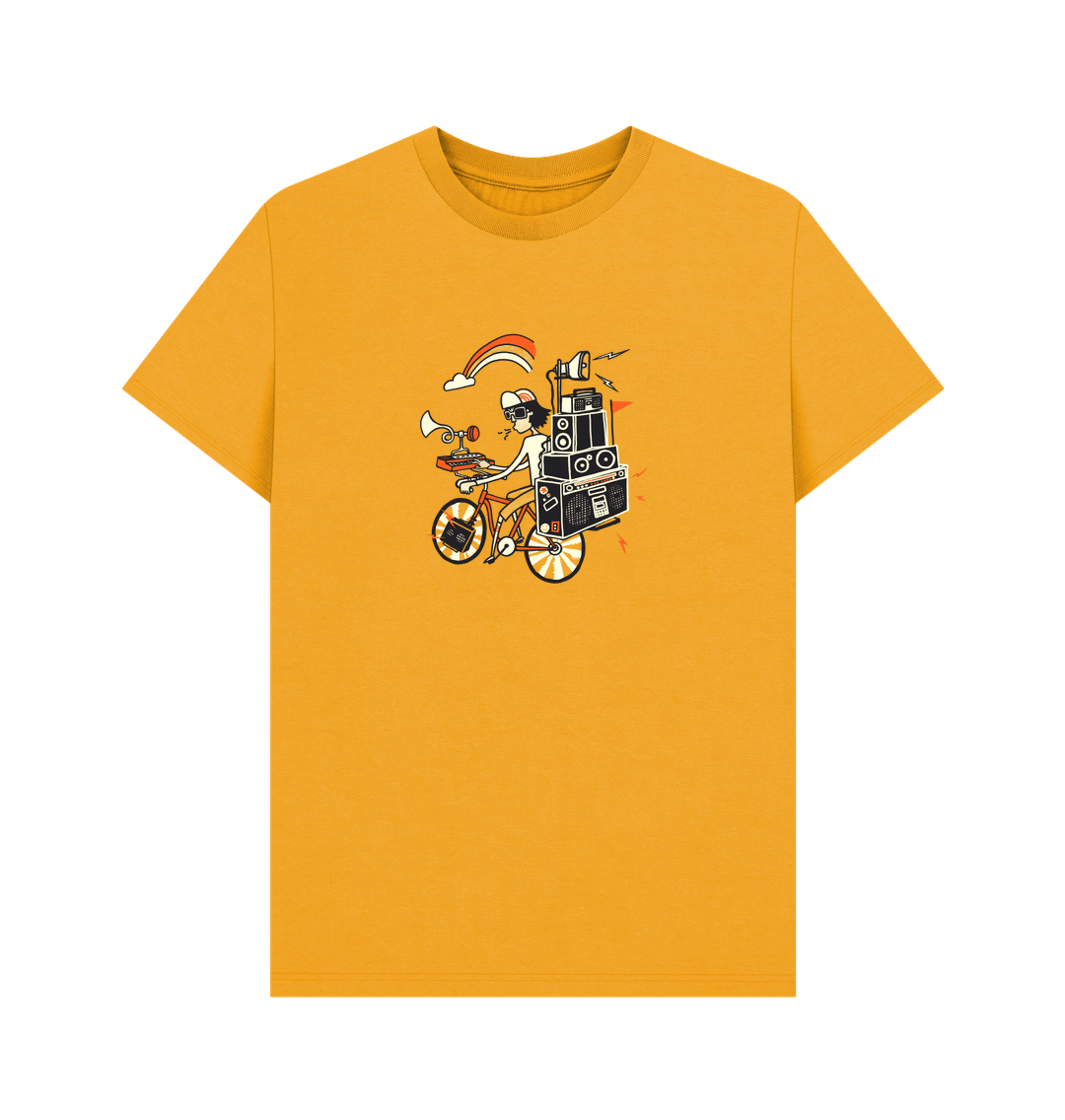 Mustard Boombox Biker
